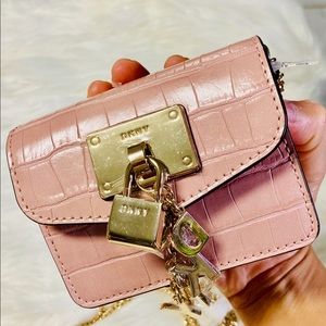 Pink Leather Elissa Micro Mini Purse for Women